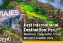Perú ha sido reconocido como el mejor destino internacional