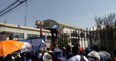 protesta comerciantes