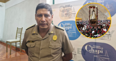 Cerca de 300 policías resguardarán festividades de la Virgen de Chapi en Miraflores