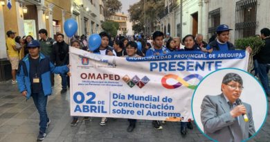 Marcha por la concientización sobre el autismo promovió el llamado a una inclusión real en Arequipa