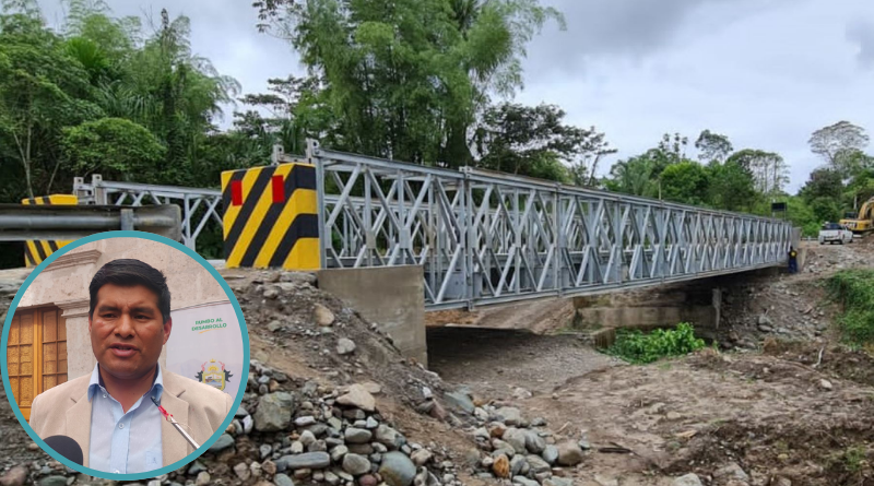 Retraso del puente modular en Chachas genera preocupación en la población