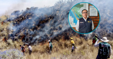 Senamhi advierte que las condiciones climáticas favorecen la propagación de incendios forestale
