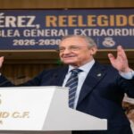 Florentino Pérez fue reelegido como presidente del Real Madrid