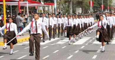 Desfiles escolares por Fiestas Patrias y aniversario de Arequipa se desarrollarán con medidas de protección para los estudiantes