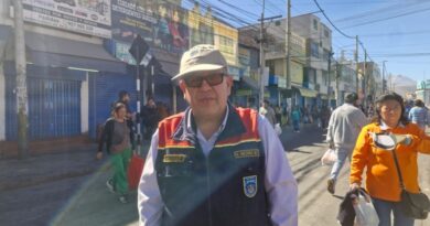 Municipalidad de José Luis Bustamante y Rivero intensifica fiscalización en mercados de la plataforma Andrés Avelino Cáceres