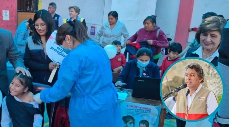 Geresa reporta 61 casos de sarampión y mantiene campaña masiva de vacunación Geresa reporta 61 casos de sarampión y mantiene campaña masiva de vacunación
