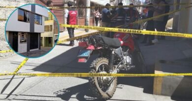 Hallan motocicleta que habría sido usada en atentados con explosivos en Miraflores Hallan motocicleta que habría sido usada en atentados con explosivos en Miraflores