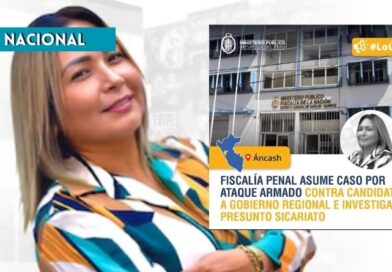 Dictan 15 días de detención preliminar a dos investigados por asesinato de candidata en Áncash Dictan 15 días de detención preliminar a dos investigados por asesinato de candidata en Áncash