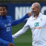 Zidane dirigió su primer entrenamiento con la Selección Francesa