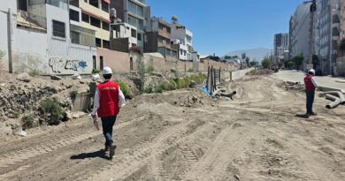 Alertan a municipalidad de Arequipa por trabajos incompletos y sin autorización en torrentera El Chullo